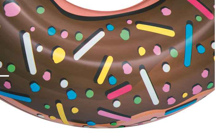 Bestway badering donut 2 farver